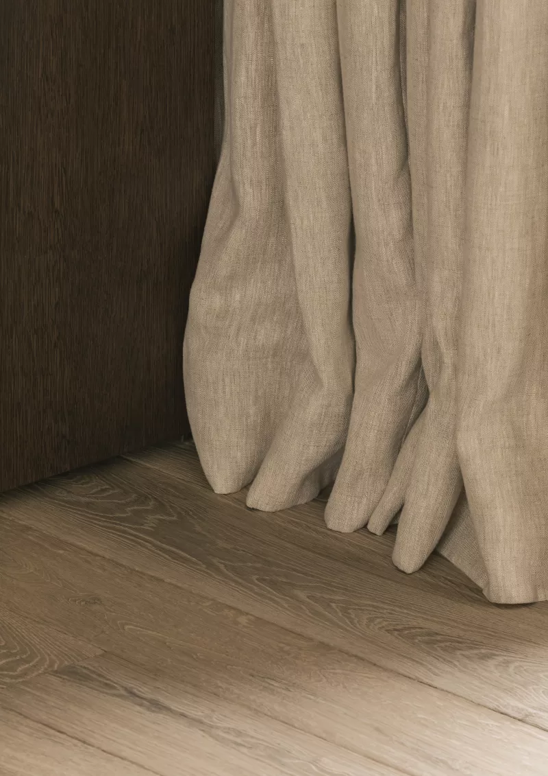 Detail van gordijn