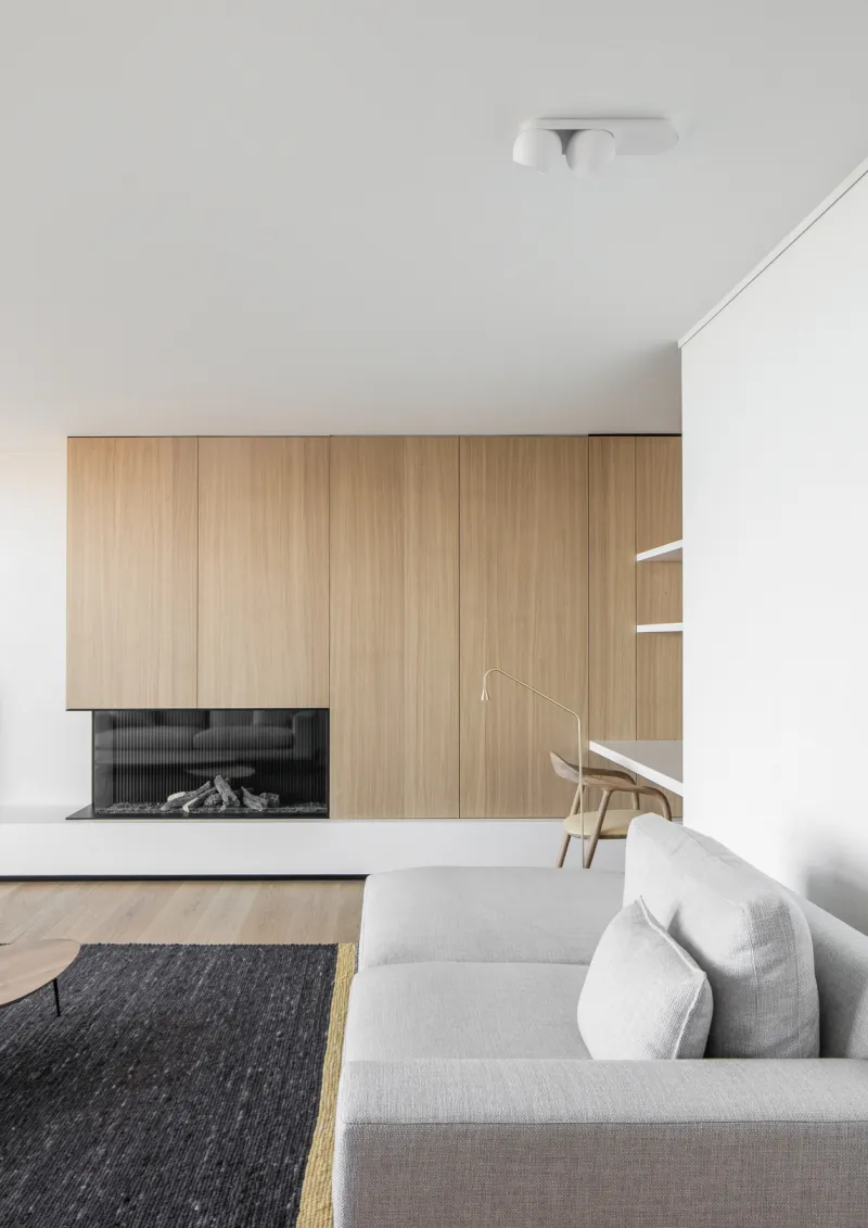 haardmeubel met secretaire