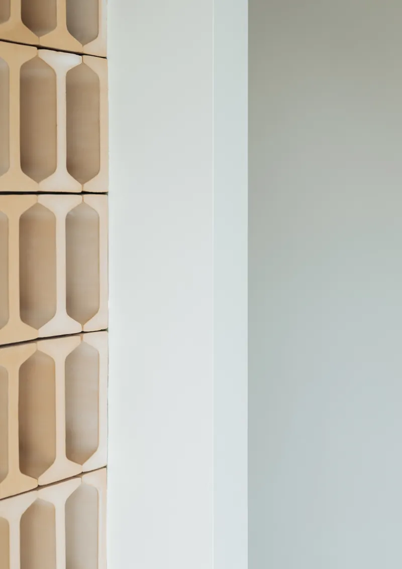 detail kapsalon materialen